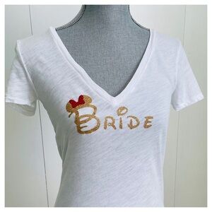J. CREW tee with “Minnie Mouse” Bride